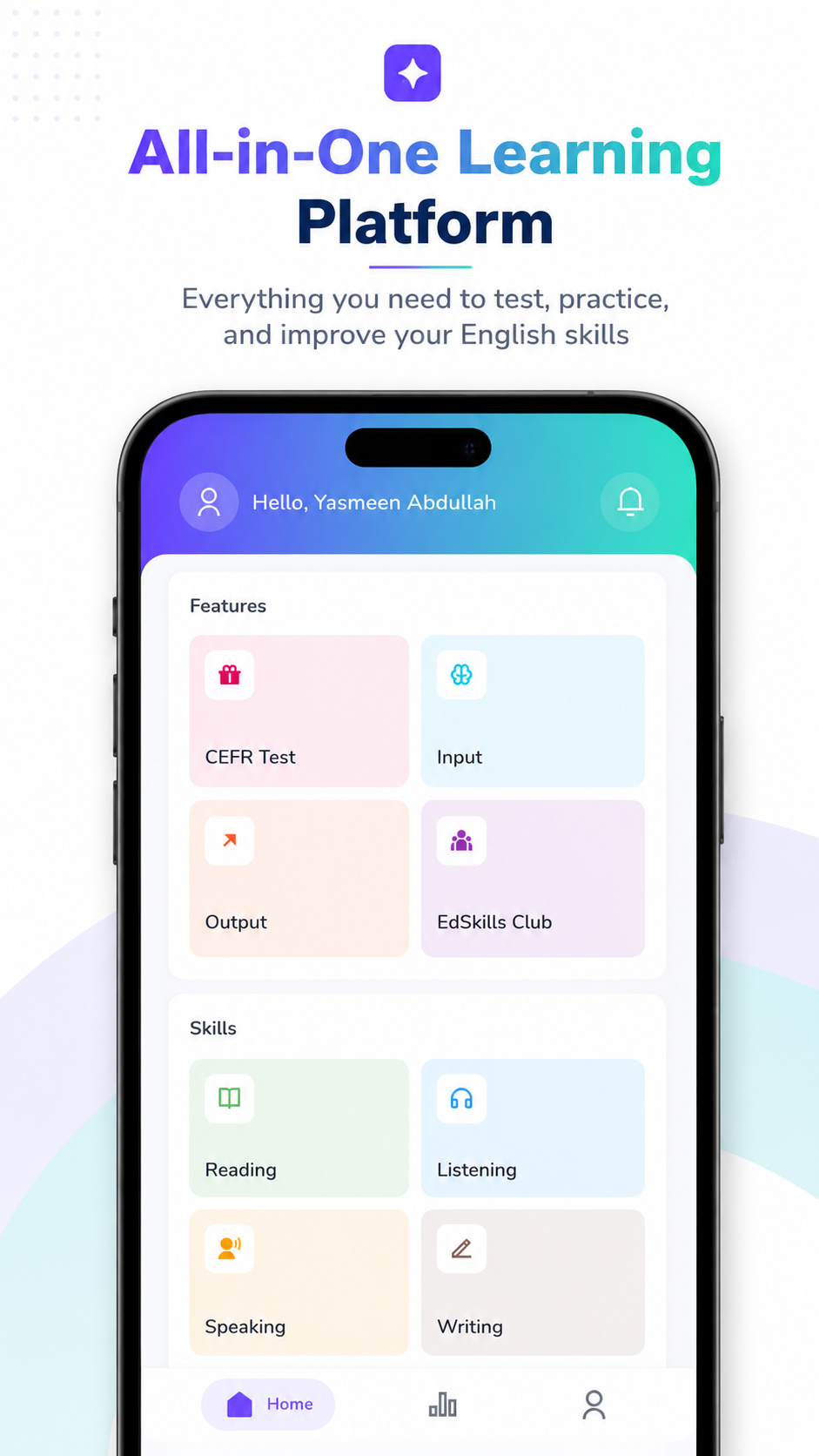 EdSkills AI mobile app preview